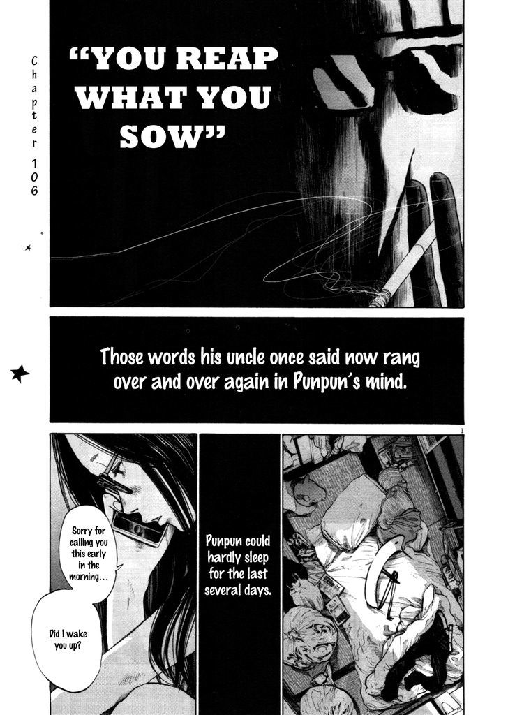 Oyasumi Punpun (Goodnight Punpun) Manga Chapter 106 page 1 - Chapter 106 scene