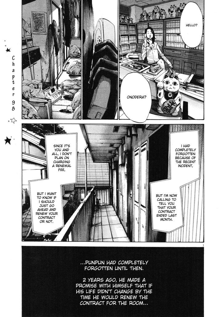 Oyasumi Punpun (Goodnight Punpun) Manga Chapter 98 page 1 - Chapter 98 scene